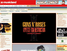 Tablet Screenshot of musicland.hu